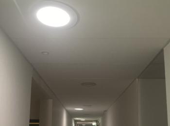 conduit de lumière couloir