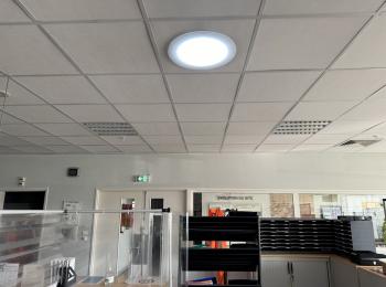Puit de lumière plafond dalle 600x600