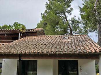 Puits de lumière maison - Toit en tuile